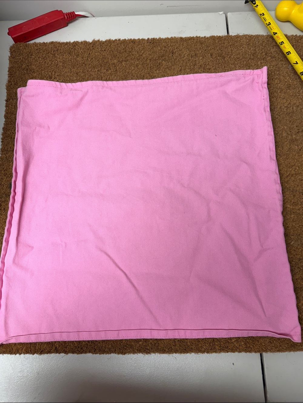 Set of 4. Solid Pink Square Pillow Cover
20x20